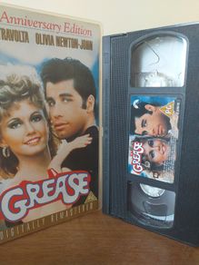 Grease 20th Anniversary Edition Vhs Pal Video Tape Film Of 1977, 1998 Paramount Pictures.