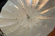 Professional Studio Photography Umbrella 135cm Silver + Diffuser