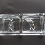 Rare Waterford Crystal John Rocha Signature Double Pin Tray / Relish Dish Image 3