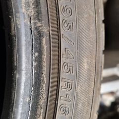 195/45r16 tyre as new