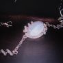 18K Rose Gold Filled simulated Opal & Diamonds Bracelet Image 2