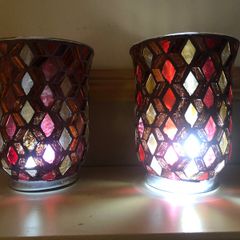 Mosaic Candle Holders