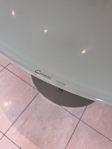 glass table and chairs