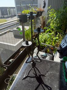 Metal candle holder, 60cm