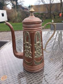 Tall Moorish coffee pot, 1960s, D18 post 10e