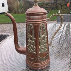Tall Moorish coffee pot, 1960s, D18 post 10e