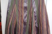 M&amp; S Multicoloured  Multicoloured  Colours Skirt in Size 14