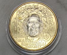 San Marino 5 Euro Base Metals Uncirculated Coin 2017 - 30th anniversary of the birth of Marco Simoncelli