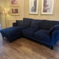 L-shaped sofa + 2 seater sofa