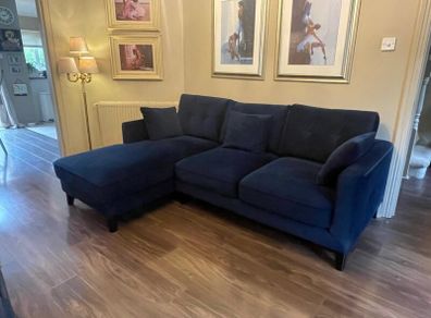 L-shaped sofa + 2 seater sofa