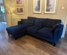 L-shaped sofa + 2 seater sofa