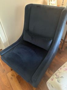 Navy Armchair