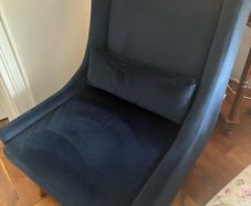 Navy Armchair