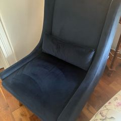 Navy Armchair