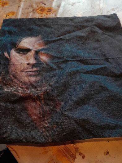 vampire diaries damon cushion cover