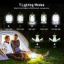 Camping Lantern Rechargeable, 2000 Lumen Ultra Bright Camping Lights Lamp - 7 Light Modes, 60 LED Hanging Tent Lamp, 10+ Hrs Battery Life for Outdoor, Power Cuts, Emergency, Fishing, Hiking etc Image 4