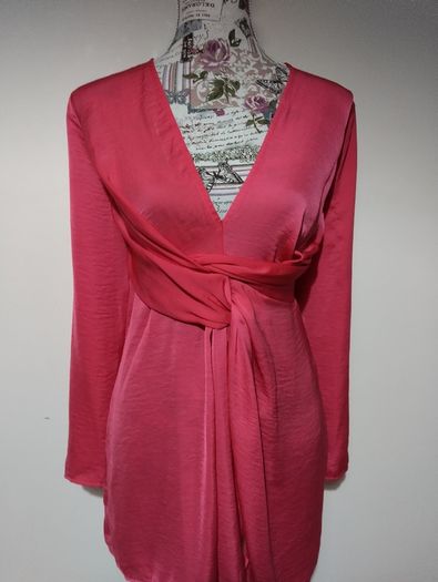 Missguided Wrap Shift Dress, New With Tags