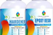 NEW SALE | 1L Epoxy Resin Kit - Crystal Clear Epoxy Resin Kit &amp; Hardener for DIY Art, Mold Casting, Wood, Jewelry Making, Coasters, Table Top, Countertop Coating - Food Safe, Heat &amp; UV Resistant