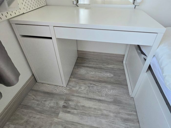 Small desk with cabinet and drawers