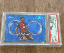 2024 Topps Chrome Sapphire UCC Infinite CASE HIT Lamine Yamal IS-6 PSA 10 Barcalona