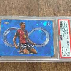 2024 Topps Chrome Sapphire UCC Infinite CASE HIT Lamine Yamal IS-6 PSA 10 Barcalona