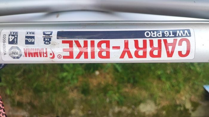 VW California T6 original bike rack