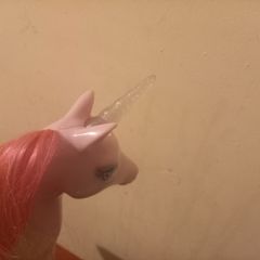 Barbie light up unicorn horse