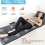 Massage Mat with Heat Pad,Full Body Massage Bed with Shiatsu Neck Massage Pillow,10 Vibrating Motors & 4 Heating Pads for Back Relief,Massagers for Neck & Back,Gifts for Women,Men Image 2