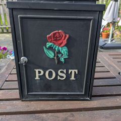 Metal post box