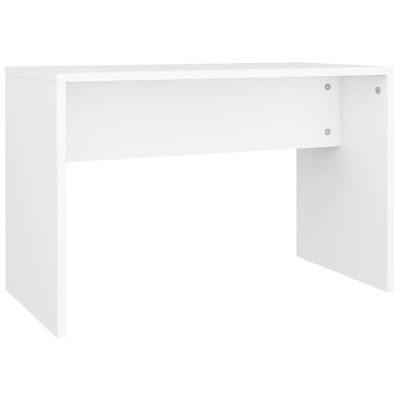 Dressing Table Set with LED White Engineered Wood