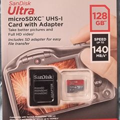 Micro SD Card 128GB Sandisk Ultra