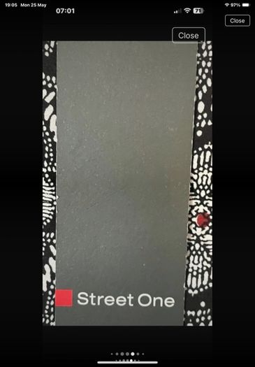 dress Bnwt Streetone sleeveless black & white print dress size 12