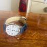 Tommy Hilfiger Navy Leather Womens Watch- Brand New Image 2