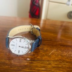 Tommy Hilfiger Navy Leather Womens Watch- Brand New