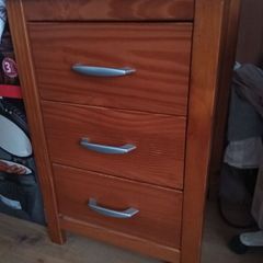 bedside table with drawers