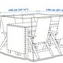 Tostero Outdoor Furniture Cover 145cm by 145cm Image 4