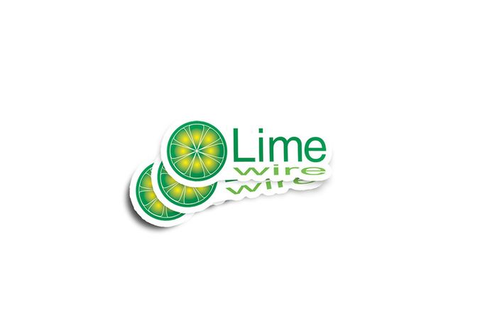 Limewire Classic Logo Glossy Sticker 2-Pack