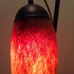 Hand Blown Glass Lamp