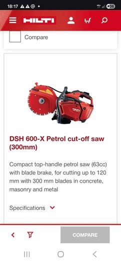 Hilti saw