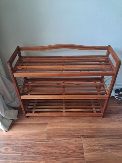Wooden Shoe Rack