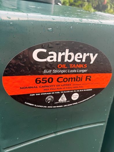 Carbery 650L oil tank