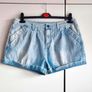 Denim Stripe Shorts - Size 14 / F&F Summer Stylish short shorts Image 2