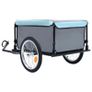 Bike Cargo Trailer Black and Blue 65 kg Image 4