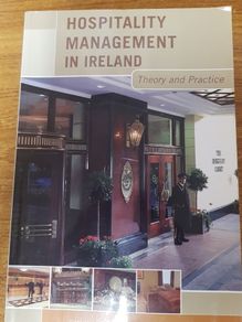Hospitality Management In Ireland Theory and Practice Pauline Connolly and Geraldine McGing