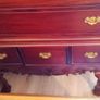 Tallboy Chest of Drawers with Bonnet Top & Carvings Image 5