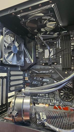 PC case with cooling