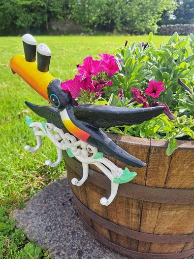 heavy duty  Guinness  cast iron  coat  hanger
