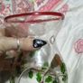 glass christmas robin candle set Image 7