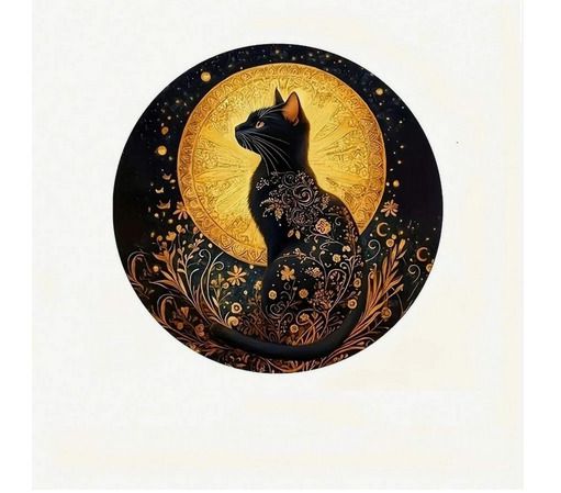 Witchy Cat House Decoration - nice gift + other designs available