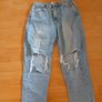 Blue Ripped Jeans Image 3